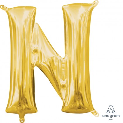 L16 16" (GOLD) Mini Foil Letter N